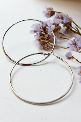 Simple hoops (Silver)