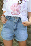 Paperbag waist shorts