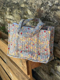 Ditsy floral quilted bag