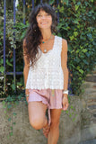 Floral lace top