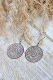 Filigree sun earrings (Silver)
