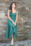 Forrest green A-line dress