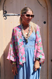Floral patterned kimono