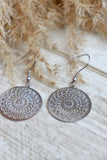 Filigree sun earrings (Silver)