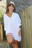 White broderie shirt