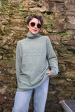 Mint polo neck jumper
