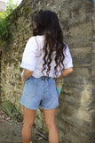 Paperbag waist shorts
