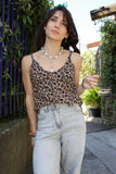Leopard print cami