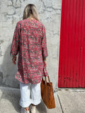 Paisley button up kimono