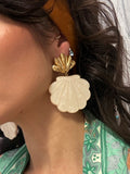 Mermaid shell earrings