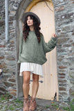 Khaki knit jumper