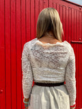 Off the shoulder lace top