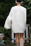 Soft knit cream jumper