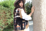 Aztec knit vest