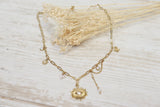 Third eye charm necklace (Gold)