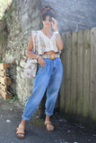 Balloon leg jeans (Denim)