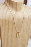 The stars tarot card necklace