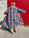 Zig zag patchwork cardigan