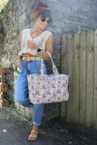 Floral Paisley quilted bag
