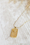 The stars tarot card necklace