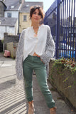 Sage green jeans