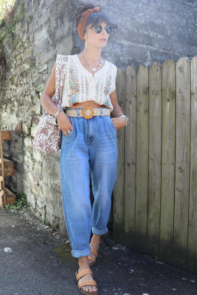 Balloon leg jeans (Denim)