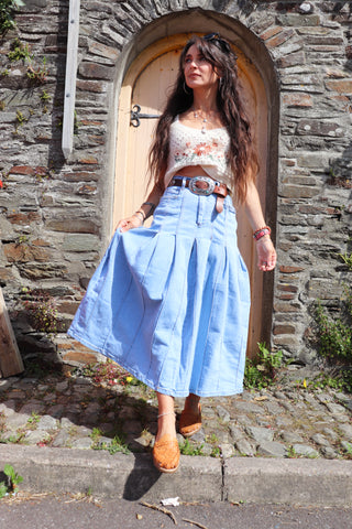 Denim skirt