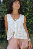 Floral lace top