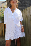 White broderie shirt