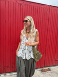 Paisley crochet top