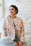 Floral quilted jacket