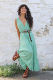 Western turquoise stone belt