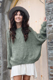 Khaki knit jumper