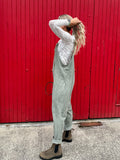 Khaki overalls