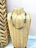 Labradorite stone beaded necklace