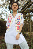 Granny square crochet waistcoat top