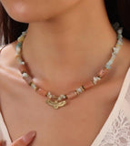 Eagle beaded necklace