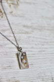 Star fall necklace (silver)
