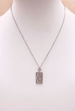 Star fall necklace (silver)